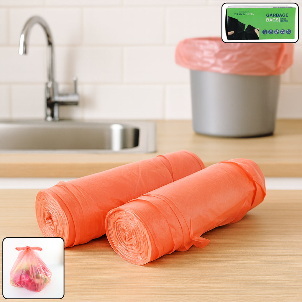 Clean  Garbage Bags - (Pack Of 2 Rolls  4540 Cm )15853_garbage_bags_45x40cm_2pc